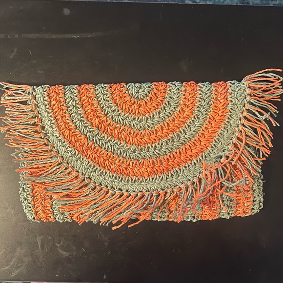 NWT Universal Thread Raffia Clutch bag - Picture 1 of 5